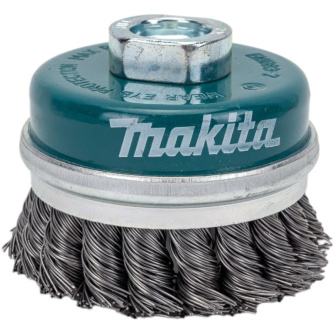 Купить Щетка Makita 60 мм проволочная чашечная   D-24153 фото №1