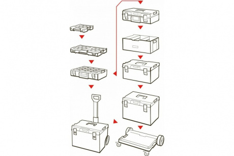 Купить Ящик для инструментов QBRICK SYSTEM ONE 350 TECHNIK 585x385x320 мм фото №6